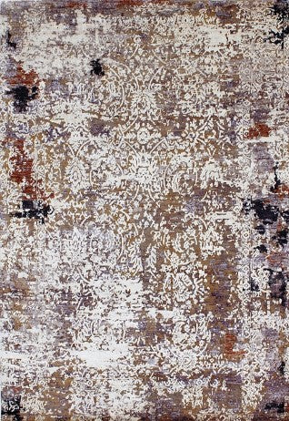 Luxury hand knotted carpet made from 100% Bamboo Silk