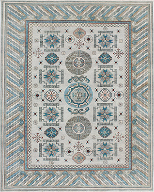 Luxury hand knotted carpet made from 100% Wool