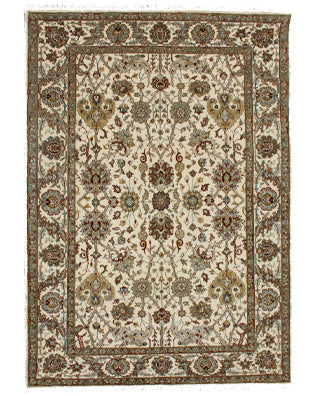 Luxury hand knotted carpet made from Wool & Botanical Silk