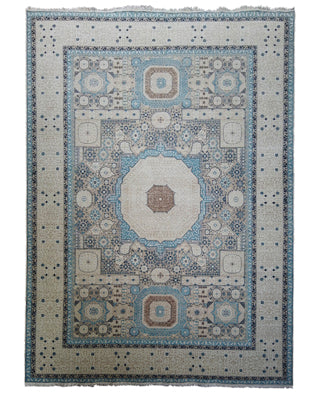 Luxury hand knotted carpet made from 100% Wool
