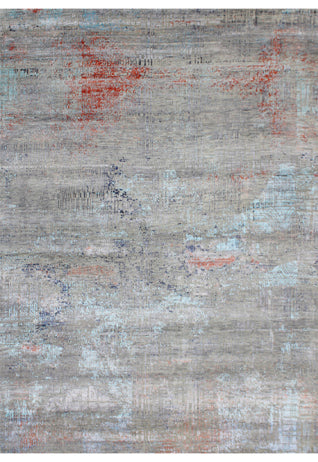 Luxury hand knotted carpet made from Wool & Botanical Silk
