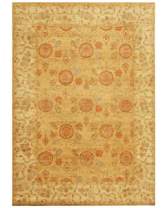 Luxury hand knotted carpet made from 100% Wool