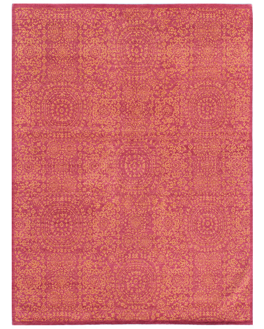 Luxury hand knotted carpet made from 100% Wool