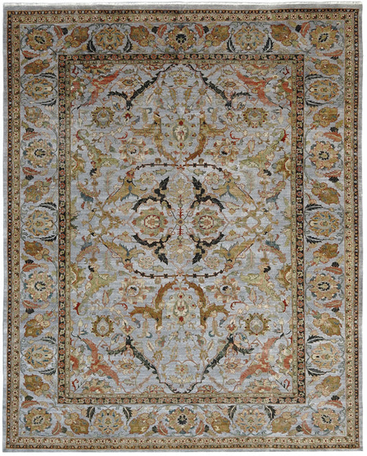 Luxury hand knotted carpet made from 100% Wool