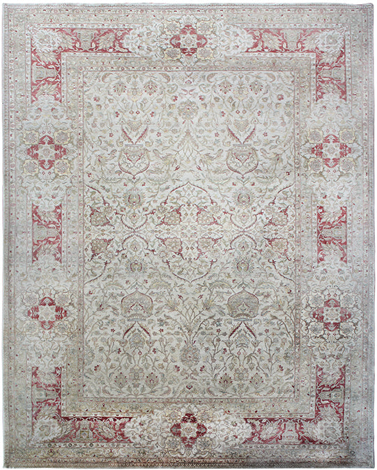 Luxury hand knotted carpet made from 100% Wool