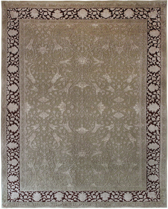 Luxury carpet in Blue Beige color and Custom Size