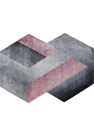 Luxury carpet in Grey Mauve color and Custom Size
