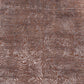 Hands SEASURF Choco Brown Luxury Carpet - Wool & Botanical Silk, Hand Knotted (5'6" x 8')