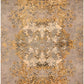 Hands AKASA Gold Luxury Carpet - Wool, Pure Silk & Linen, Hand Knotted (5'6" x 8')