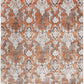 Hands ALLURIANA Rust Beige Luxury Carpet - 100% Botanical Silk, Hand Knotted (5'6" x 8')