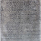 Hands AMARA Grey Luxury Carpet - Wool & Botanical Silk, Hand Knotted (5'6" x 8')