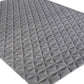 Luxury carpet in Dark Grey color and 5'6" x 8' size