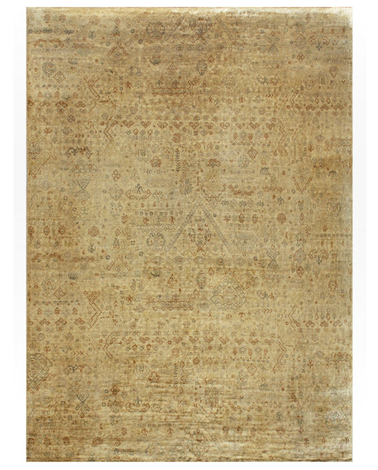 Hands AP 04 Multi Luxury Carpet - Pure Silk, Hand Knotted (8' x 10')