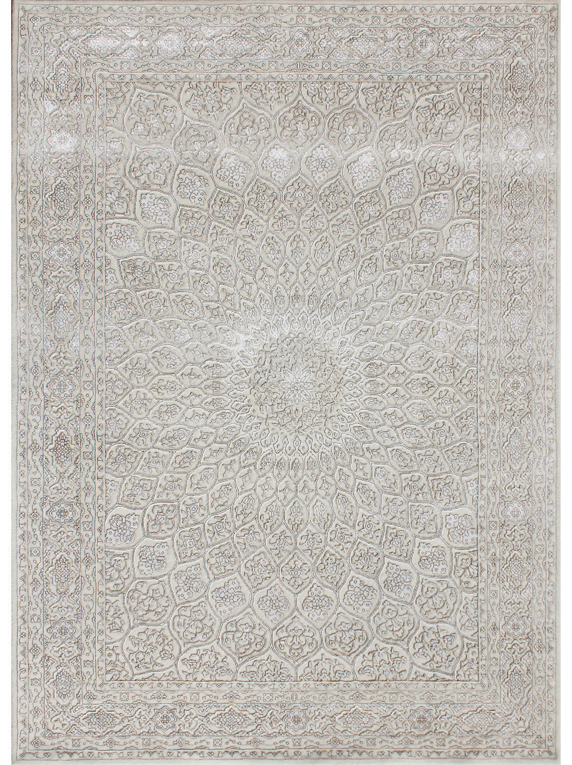 Hands DL 2988 Assorted Luxury Carpet - Wool & Botanical Silk, Hand Knotted (5'6'' x 8')