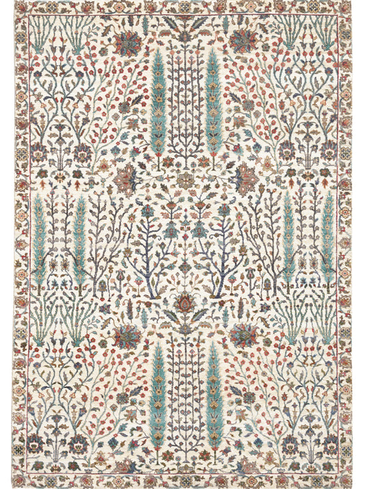 Hands DL 4027 Assorted Luxury Carpet - Wool & Botanical Silk, Hand Knotted (10' x 14')