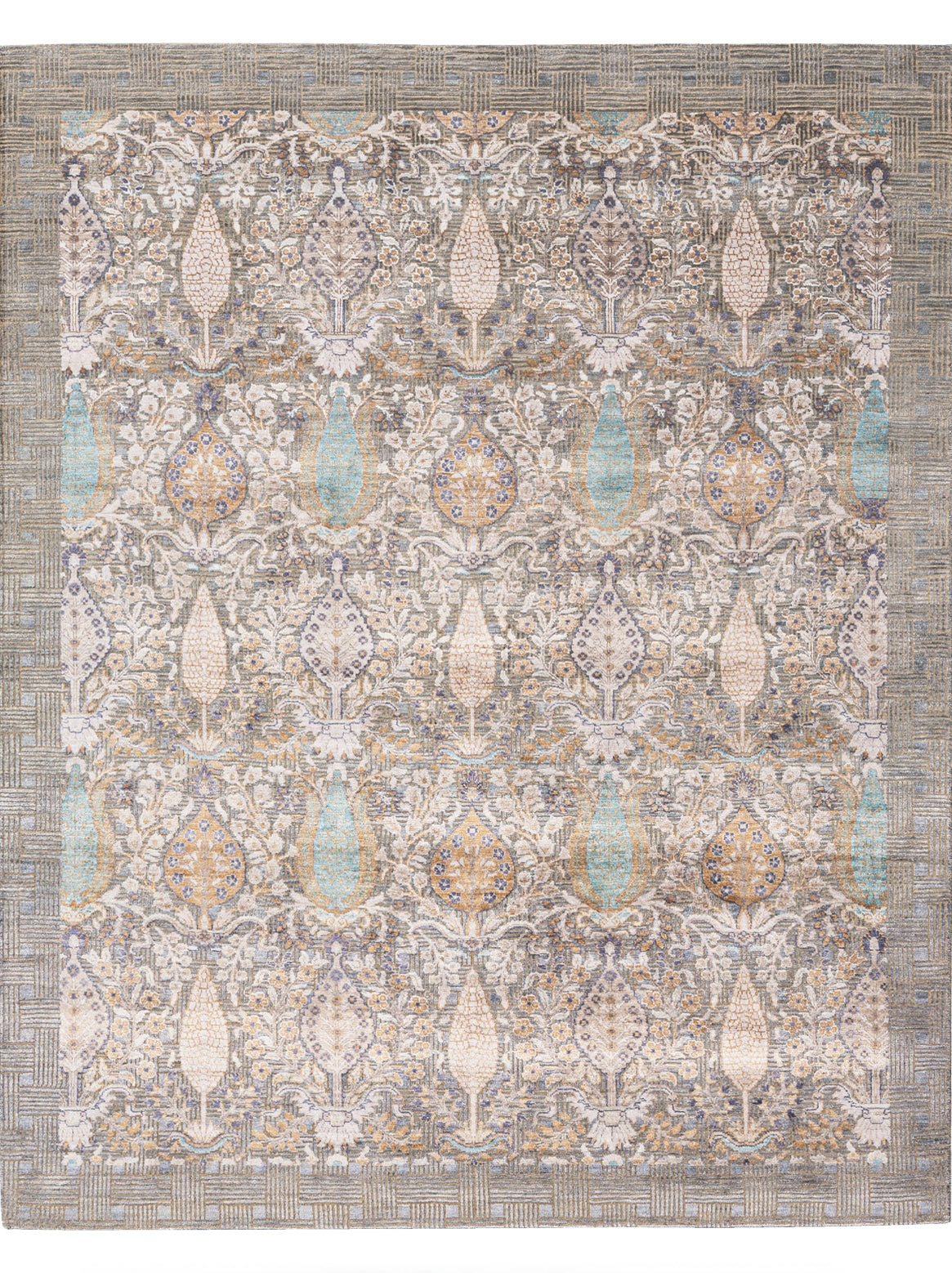 Hands DL 4032 Assorted Luxury Carpet - Wool & Botanical Silk, Hand Knotted (8' x 10')