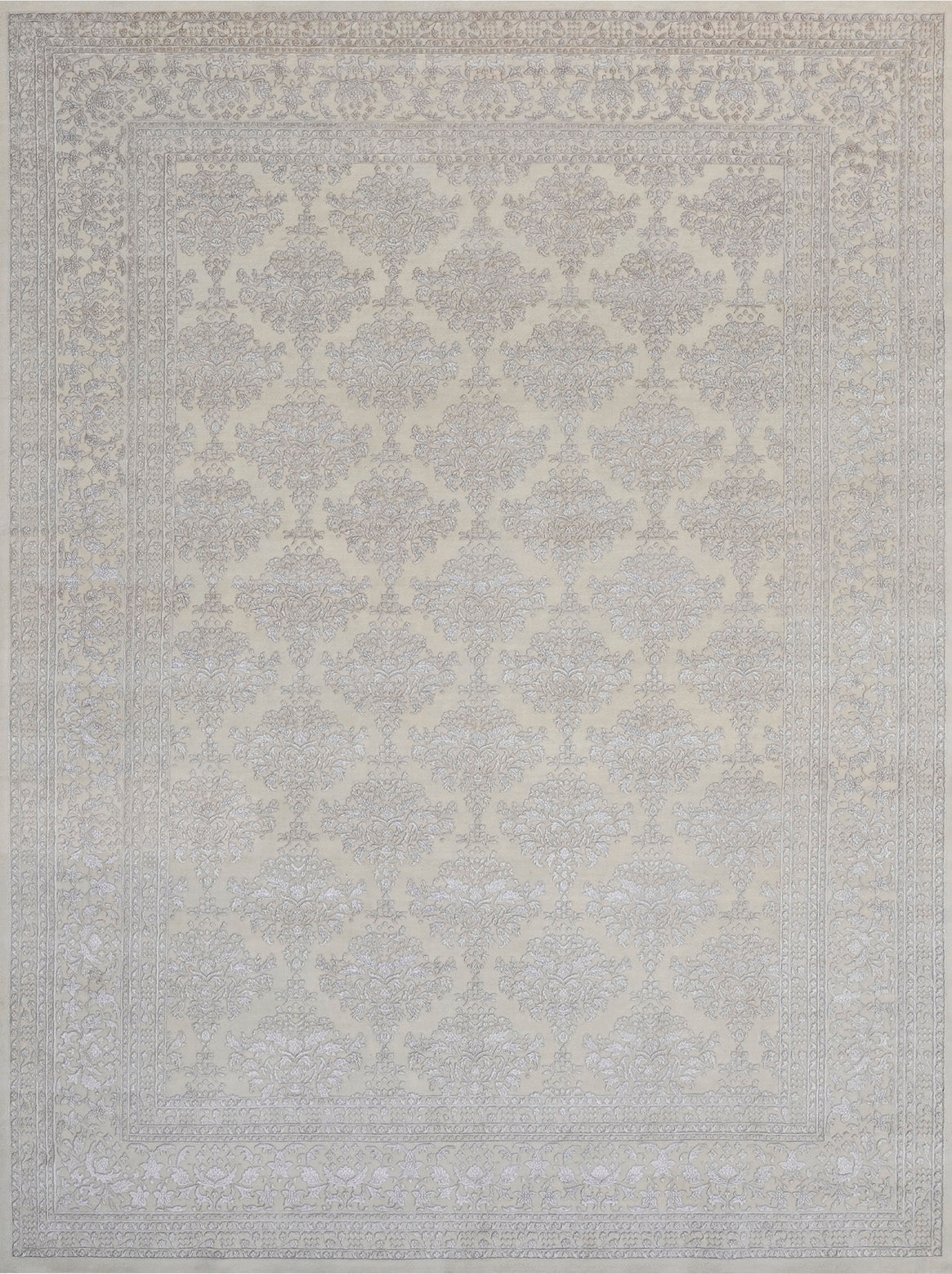 Hands DL 4347 Assorted Luxury Carpet - Wool & Botanical Silk, Hand Knotted (10' x 14')