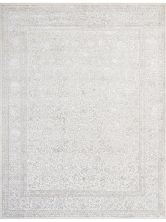 Hands DL 4370 Beige Luxury Carpet - Wool & Botanical Silk, Hand Knotted (12' x 15')