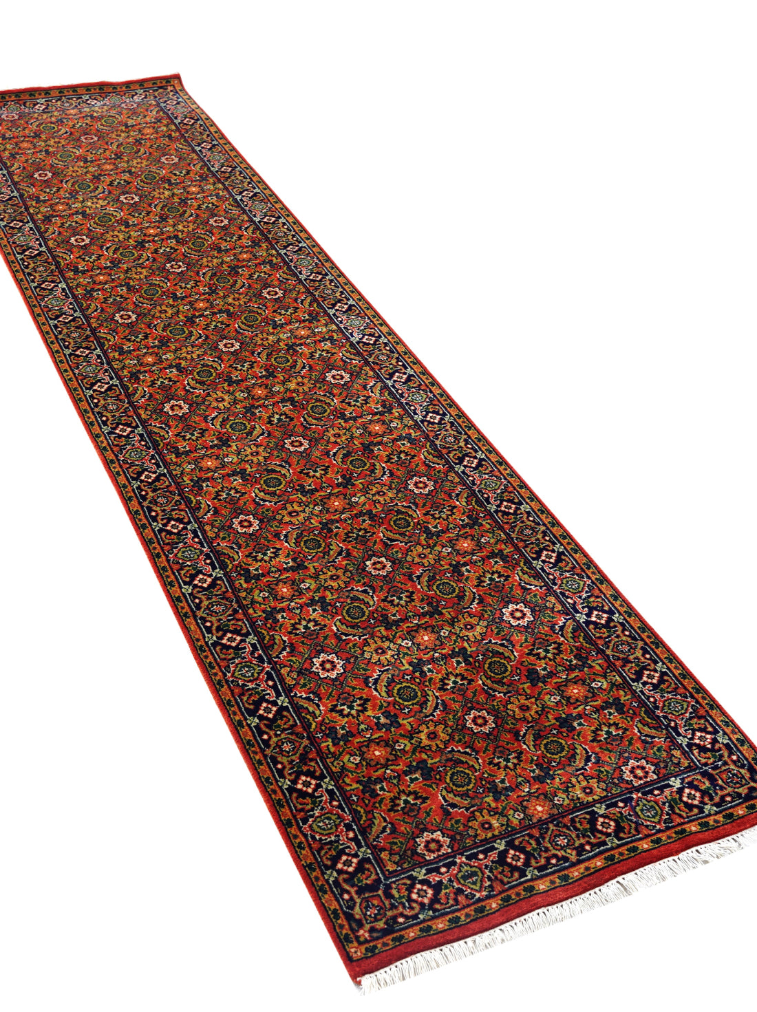 Luxury carpet in Blue Rust color and Custom Size 