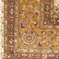 Luxury hand knotted carpet made from 100% Wool in ivory gold color and 10' x 14' size