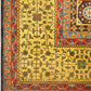 Luxury hand knotted carpet made from 100% Wool in brown gold color and 9' x 12'6" size