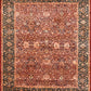 Hands DL 5028 Blue & Red Luxury Carpet - Wool & Bamboo Silk, Hand Knotted (6' x 9')