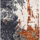 Hands DELTA Rust Luxury Carpet - 100% Botanical Silk, Hand Tufted (3' x 5')