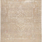 Hands ESPOIR Silver Ivory Luxury Carpet - Wool & Bamboo Silk, Hand Knotted (5'6" x 8')