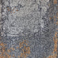 Hands ESTUARY Rust Grey Luxury Carpet - 100% Botanical Silk, Hand Tufted (4'6" x 6'6")