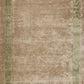 Hands HEM Green Luxury Carpet - 100% Botanical Silk, Hand Knotted (5'6" x 8')