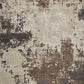 Hands KAI Charcoal Ivory Luxury Carpet - Wool & Bamboo Silk, Hand Knotted (8' x 10')