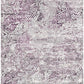 Hands LEVEE Mauve Luxury Carpet - 100% Botanical Silk, Hand Tufted (3' x 5')