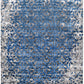 Hands OASIS Grey Blue Luxury Carpet - 100% Botanical Silk, Hand Tufted (3' x 5')