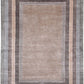 Hands PARADISE Grey Luxury Carpet - 100% Botanical Silk, Hand Knotted (5'6" x 8')