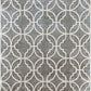 Hands TREILLAGE Taupe Luxury Carpet - 100% Botanical Silk, Hand Knotted (5'6" x 8')