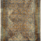 Hands UMBRA Blue Gold Luxury Carpet - Wool & Pure Silk, Hand Knotted (5'6" x 8')