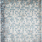 Hands ZALIJ Blue Luxury Carpet - Wool & Botanical Silk, Hand Knotted (5'6" x 8')