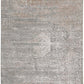 Hands ZAYNA Grey Luxury Carpet - Wool & Botanical Silk, Hand Knotted (5'6" x 8')