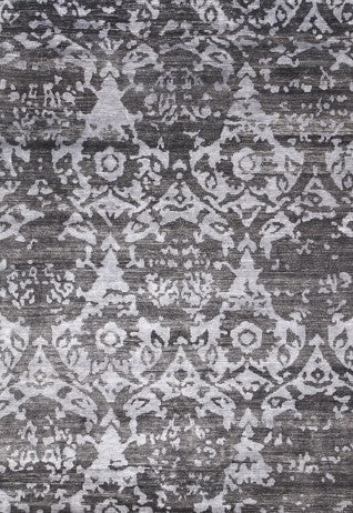 Hands H16 OF23 Multi Luxury Carpet - 100% Bamboo Silk, Hand Knotted (8' x 10')