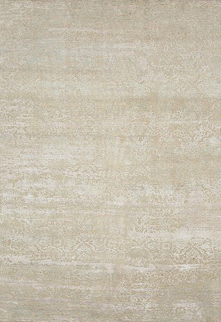 Hands OF P 31659 Beige Taupe Luxury Carpet - Wool & Bamboo Silk, Hand Knotted (8' x 10')