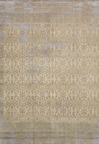Hands H16 OF35 Multi Luxury Carpet - Wool & Viscose, Hand Knotted (8' x 10')