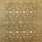 Hands P 27109 Beige Gold Luxury Carpet - Wool & Botanical Silk, Hand Knotted (9' x 12')