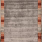 Hands CRATE Red Luxury Carpet - Wool & Botanical Silk, Hand Knotted (5'6" x 8')