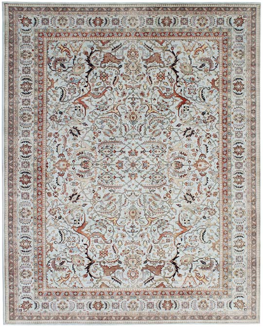 Hands DL 1142 Multi Luxury Carpet - 100% Wool, Hand Knotted (10' x 14')