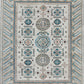 Hands DL 1322 Beige Blue Luxury Carpet - 100% Wool, Hand Knotted (9' x 12')