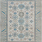 Hands DL 1323 Beige Blue Luxury Carpet - 100% Wool, Hand Knotted (10' x 14')