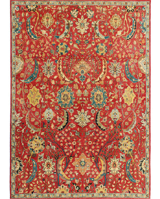 Hands DL 1752 Assorted Luxury Carpet - 100% Wool, Hand Knotted (9' x 12')