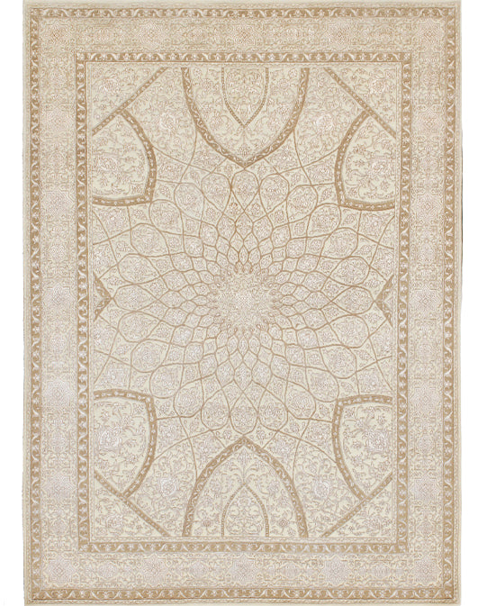 Hands DL 2224 Assorted Luxury Carpet - Wool & Botanical Silk, Hand Knotted (5'6" x 8')