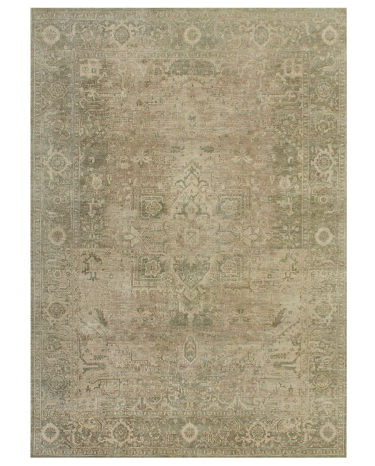 Hands DL 2425 Beige Multi Luxury Carpet - 100% Wool, Hand Knotted (8'6" x 11'6")