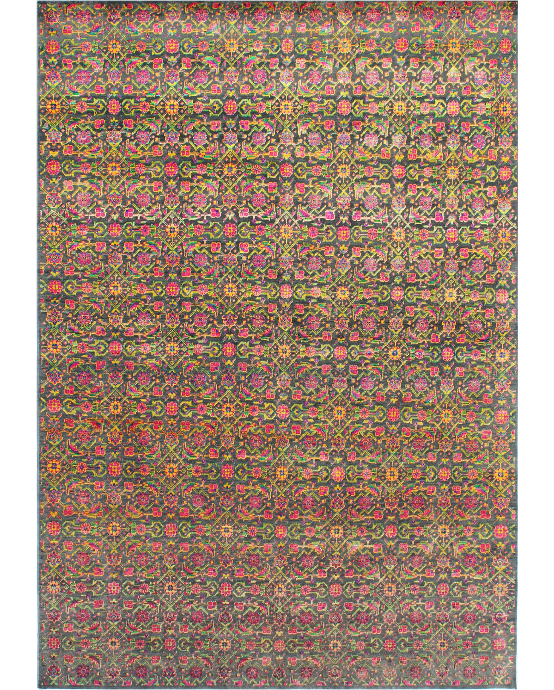 Hands DL 3272 Assorted Luxury Carpet - Wool & Bamboo Silk, Hand Knotted (9' x 12')